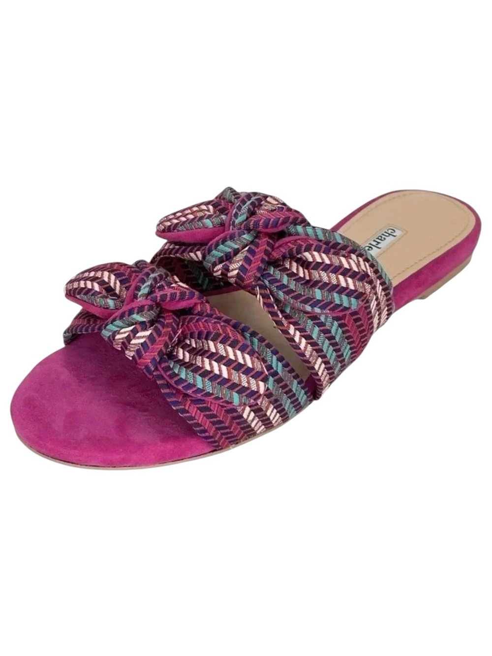 Charles David Souffle Fuchsia Womens Sandals Size 7M